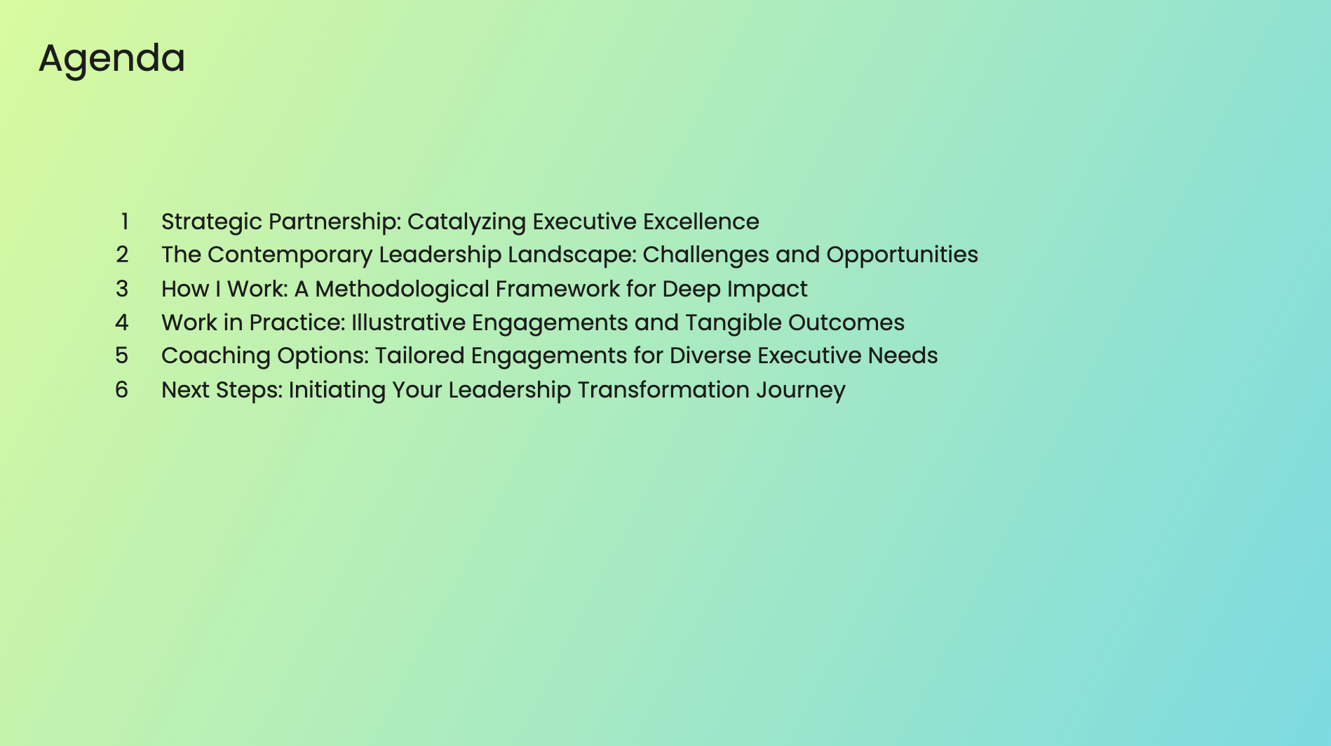 Agenda slide: What we'll cover and why it matters