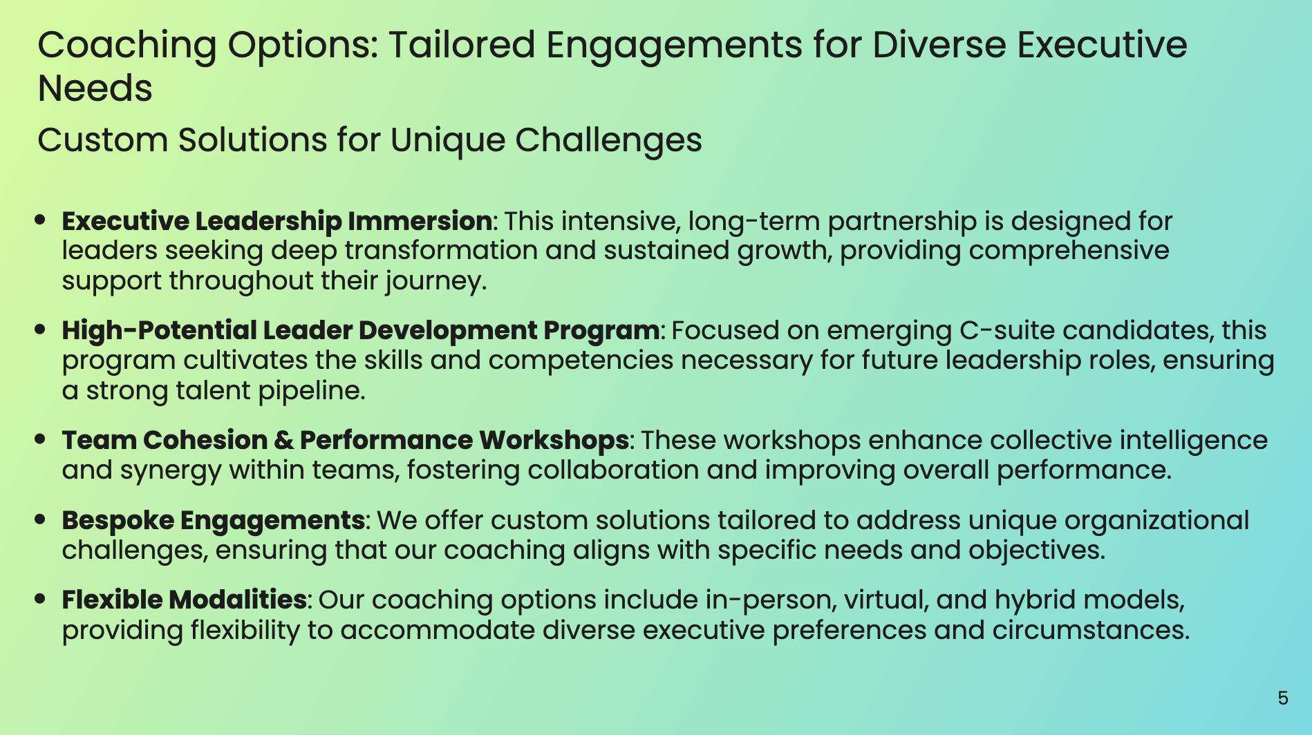 Coaching Options and Investment - Flexible pathways built around your goals