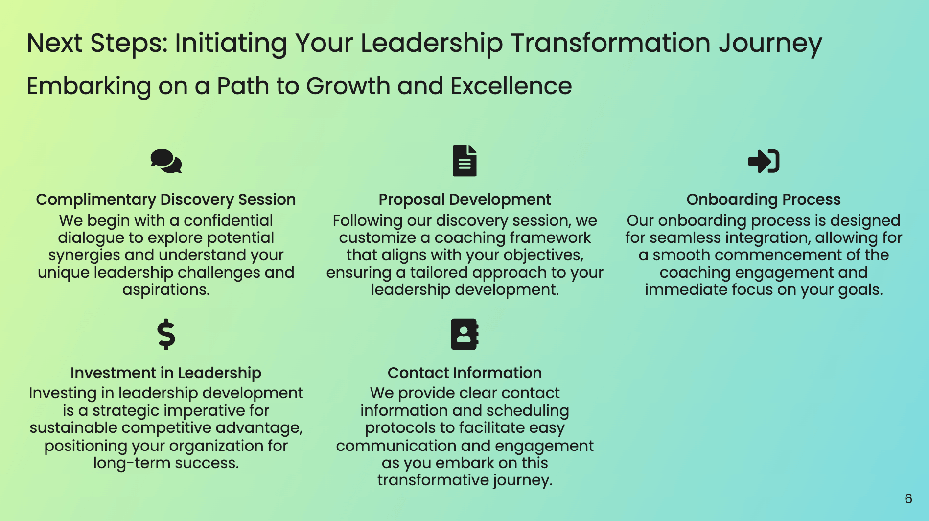 Why Work Together and What Comes Next - Moving from conversation to action