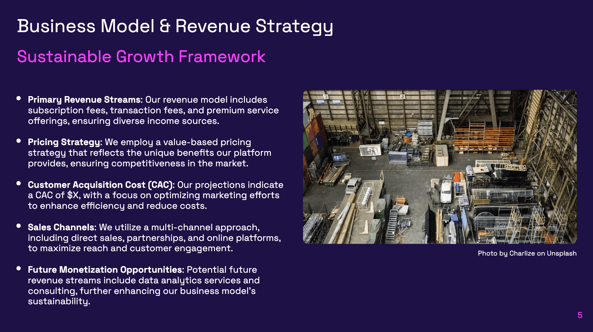 Business Model & Revenue Strategy - Revenue mechanisms and unit economics
