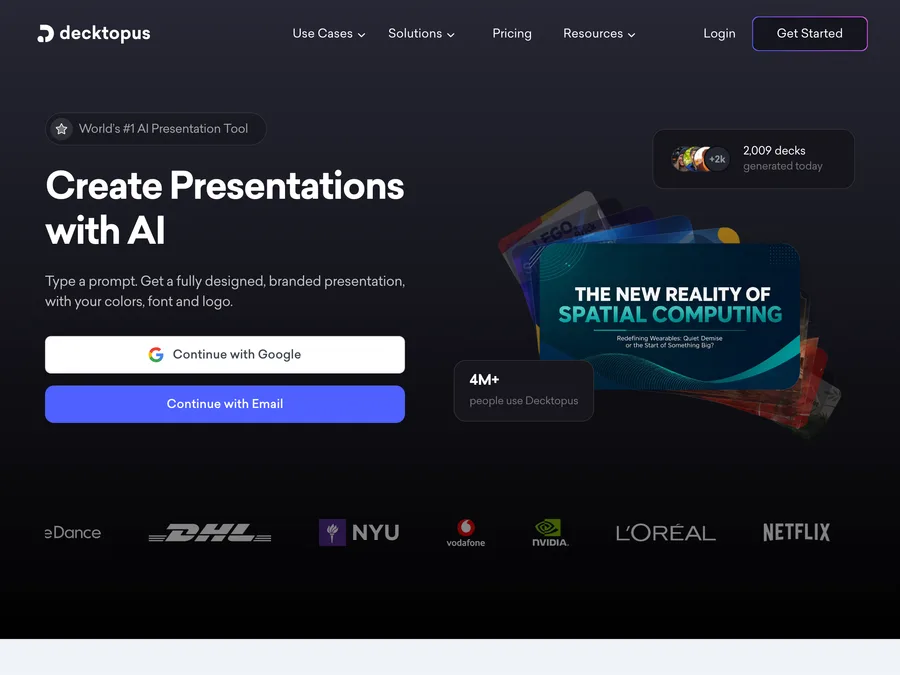 Decktopus website