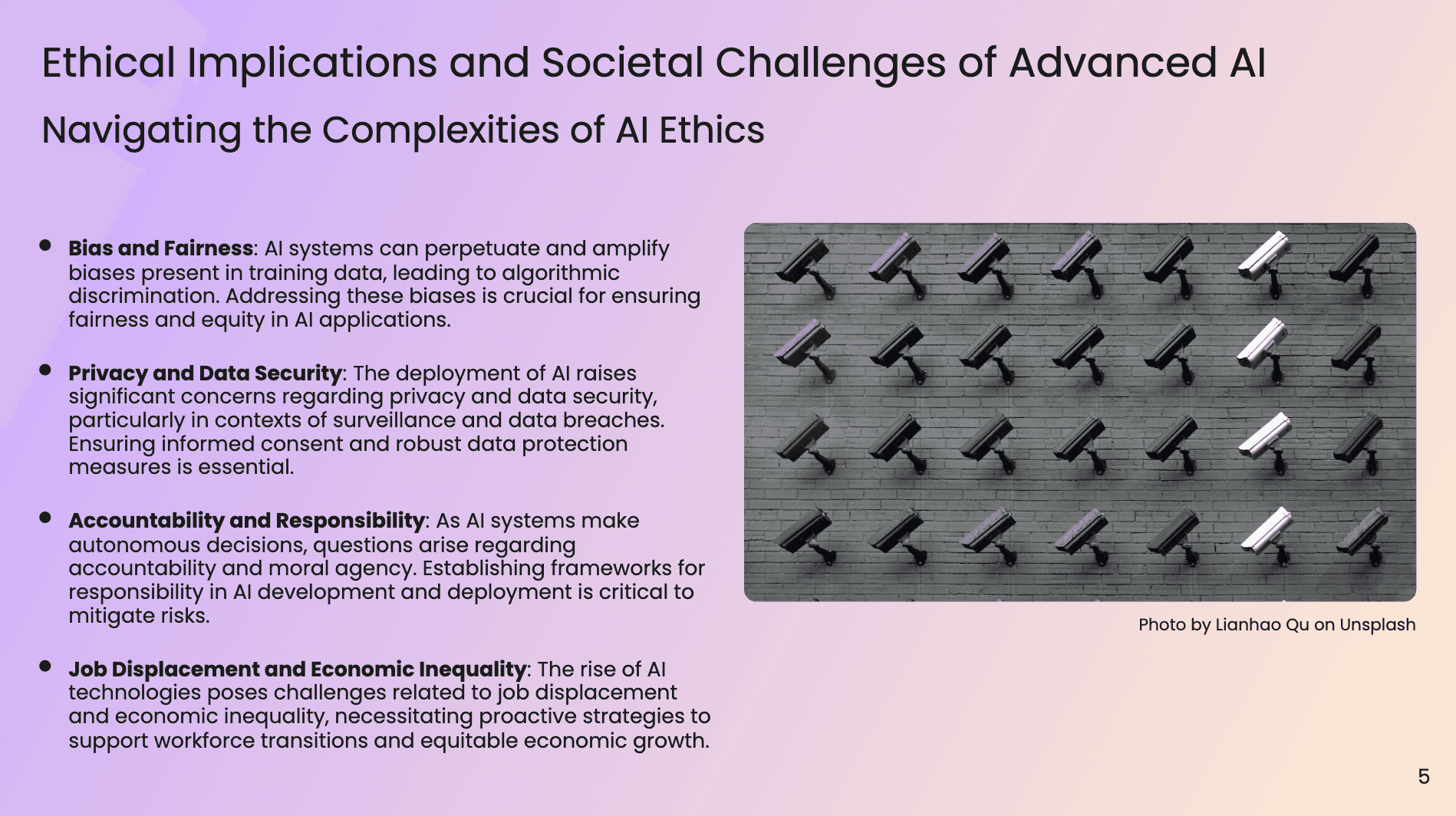 Ethical Implications and Societal Challenges of Advanced AI