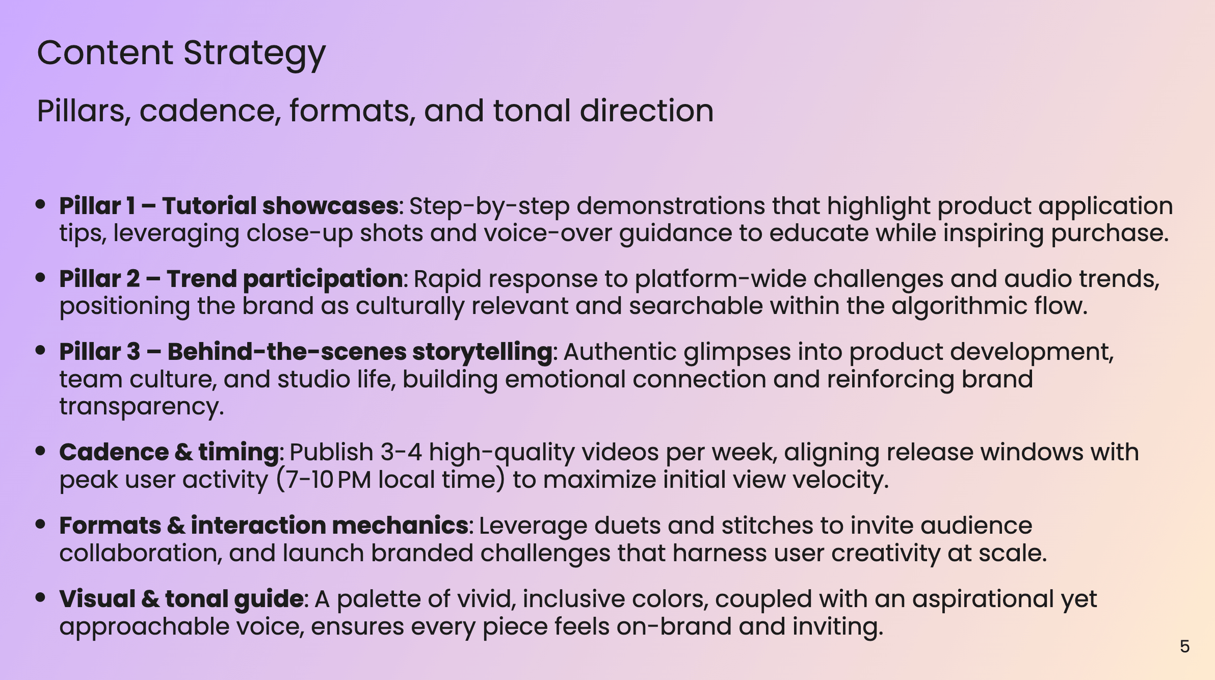 Content Strategy - Viral content formats and trending approaches