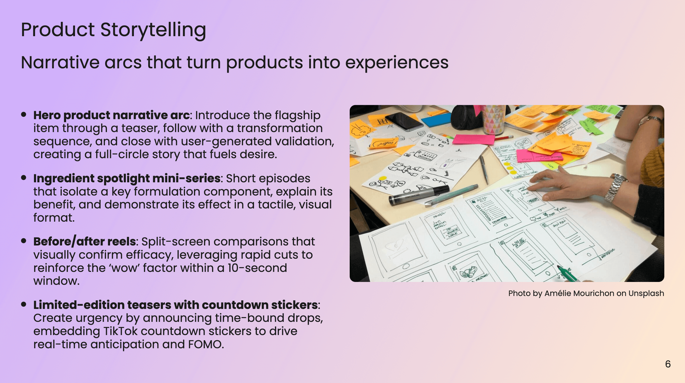 Product Storytelling - Narrative roadmap and content connections